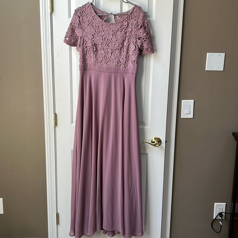 Pink Blush Maternity Dress